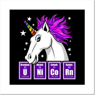 Unicorn Chemistry Posters and Art